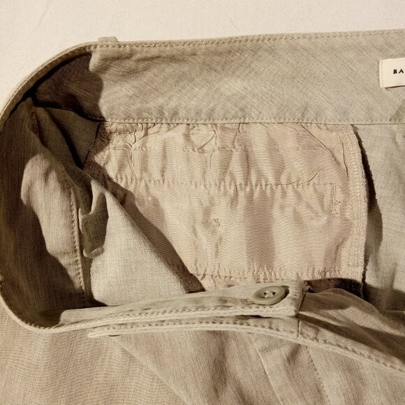 BANANA REPUBLIC Trousers  sz 12P  Light Heather Gray   Contoured Fit  Pants  EUC - Picture 7 of 12